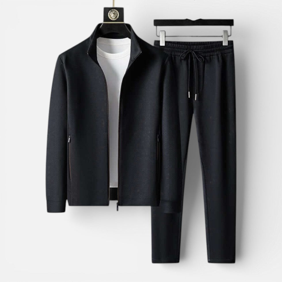 Herren Trainingsanzug mit Reißverschlussjacke und Hose