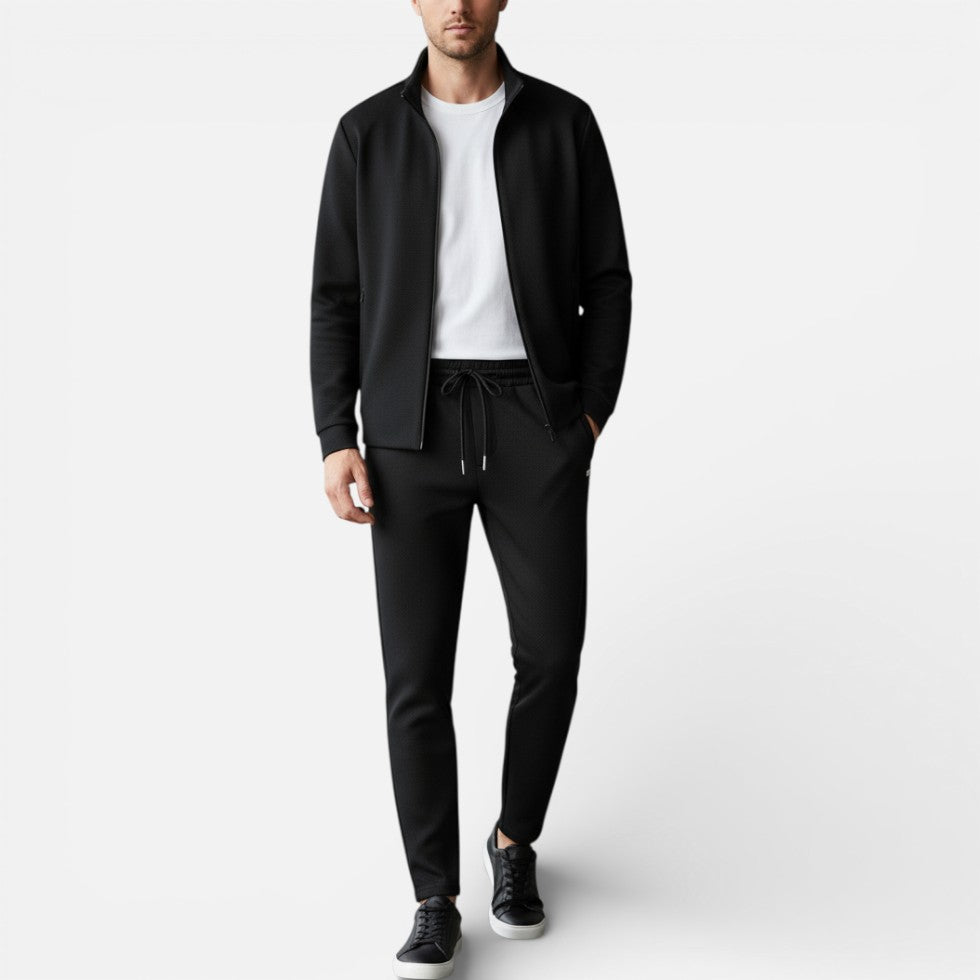 Herren Trainingsanzug mit Reißverschlussjacke und Hose