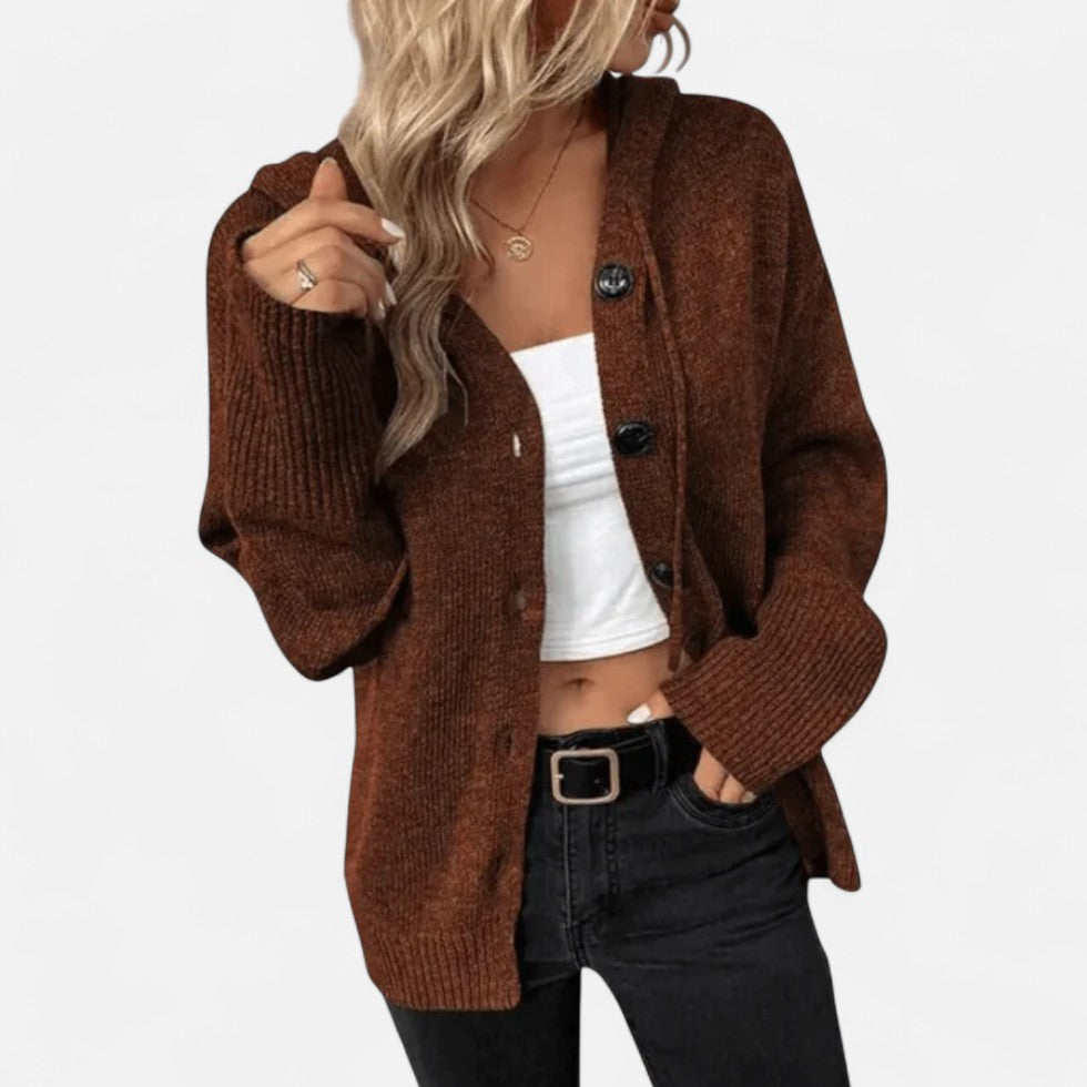 Strickjacke mit Knopfleiste