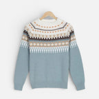 Damen Strickpullover mit dekorativem Muster