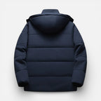 Herren Winterjacke mit Kapuze und warmem Innenfutter