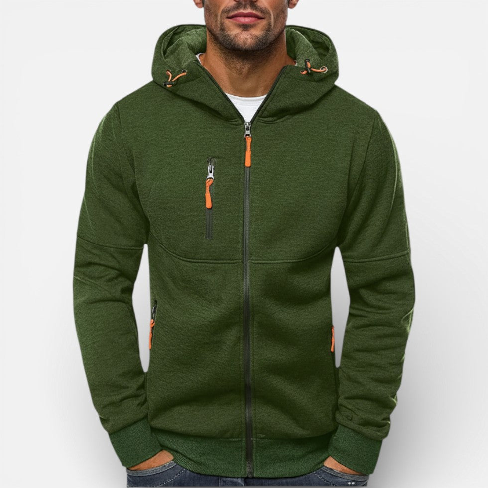 Herren Trainingsanzug mit Kapuzenjacke und Jogginghose