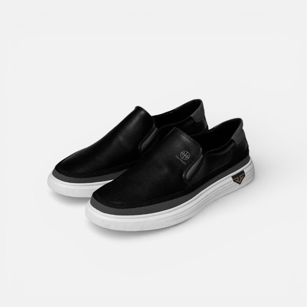 Herre-slip-on-sneakers med minimalistisk silhuet