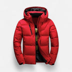 Gefütterte Winterjacke mit Kapuze