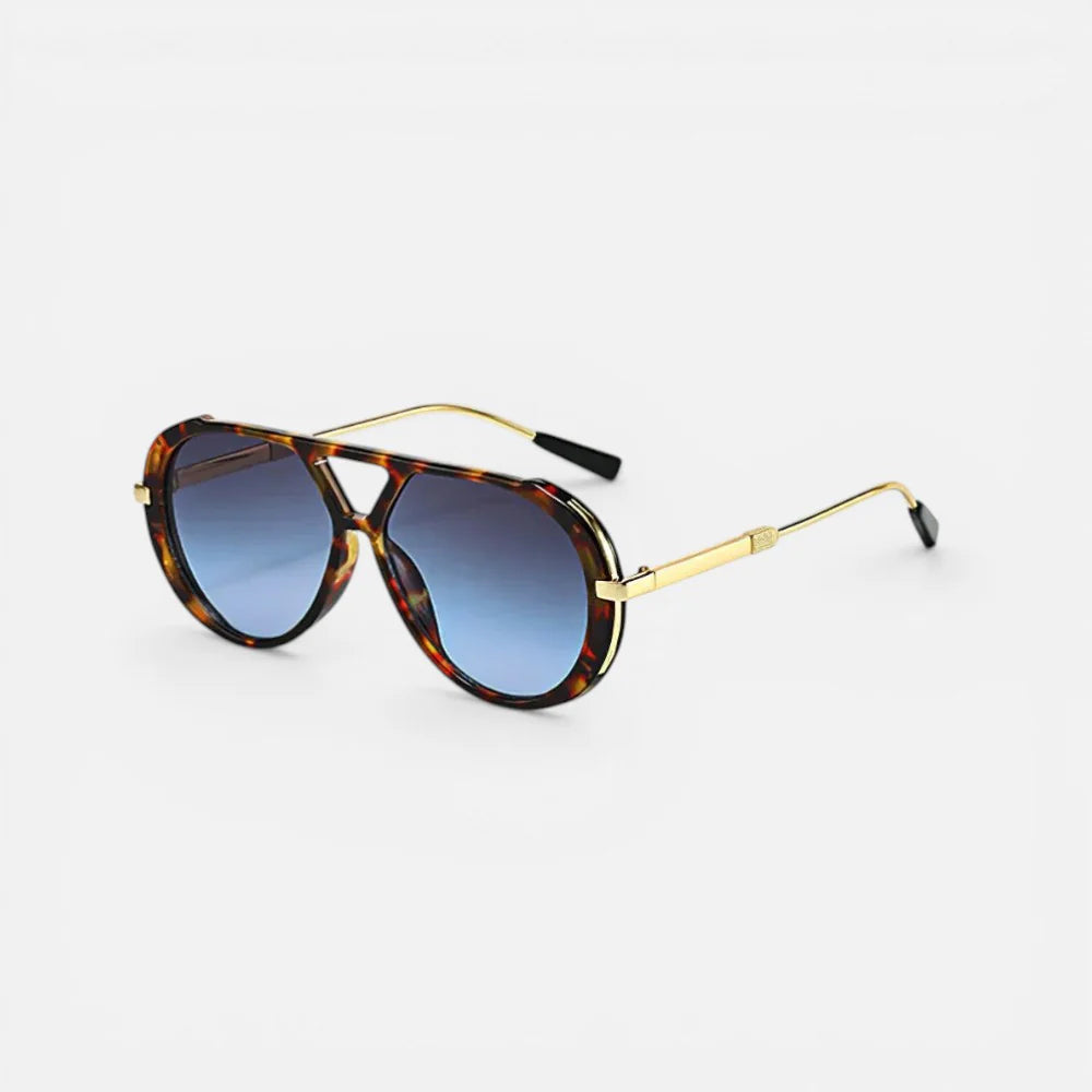 Piloten Sonnenbrille Metall Doppelsteg Verlaufsgläser