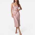 Silk Luxury Nightgown Schlafkleid mit Spaghettiträgern