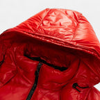 Steppjacke mit Kapuze und Reißverschluss für Herren