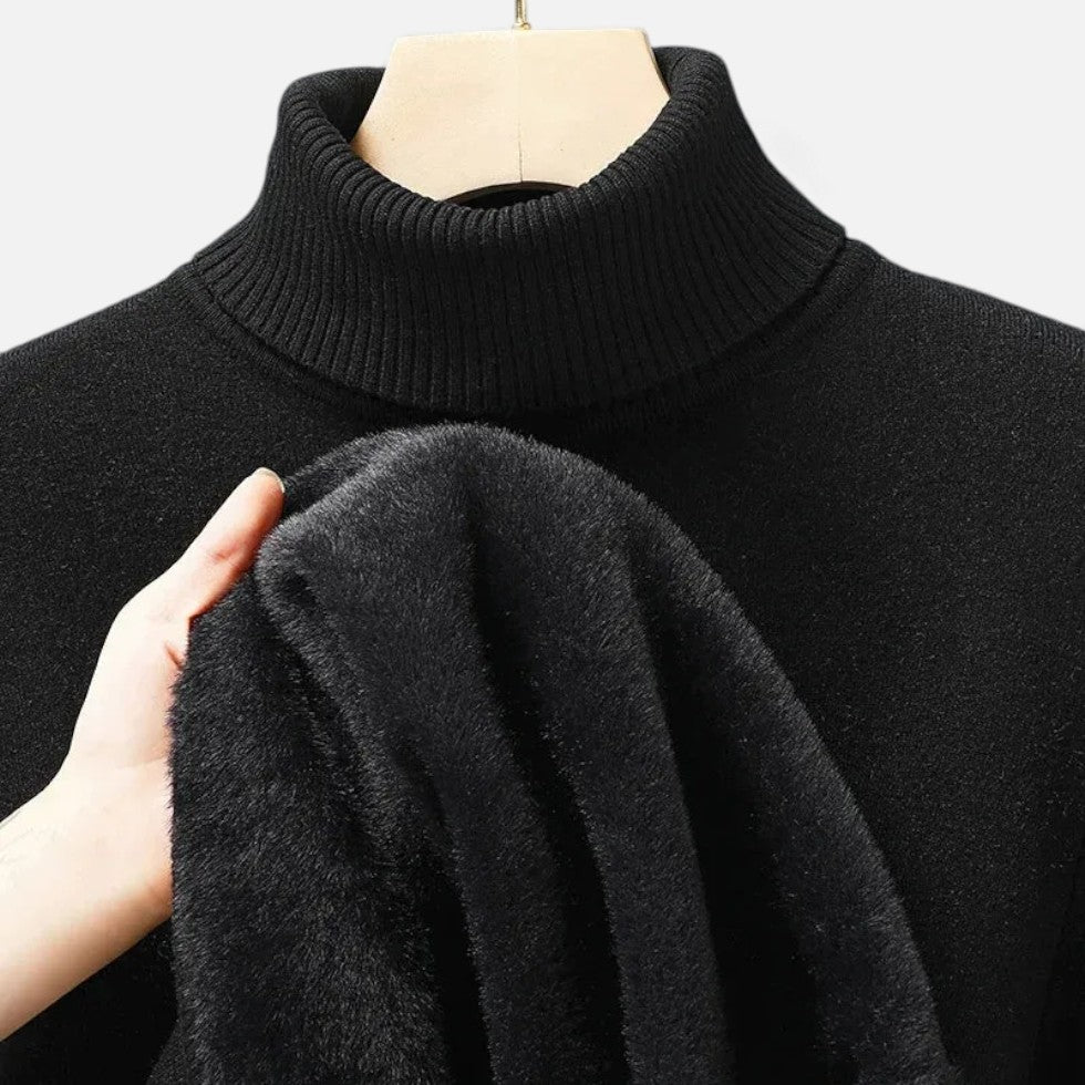 Herren Rollkragenpullover aus Wolle