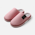 Padded slippers with soft insole