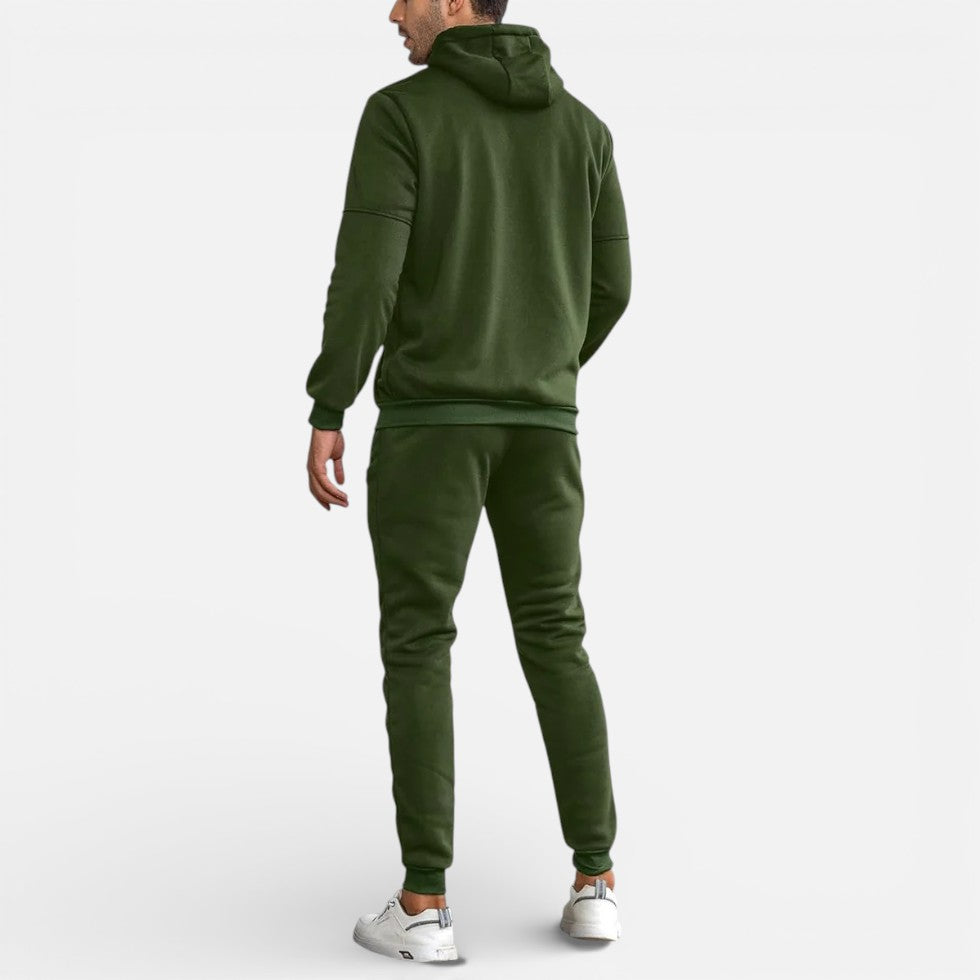 Herren Trainingsanzug mit Kapuzenjacke und Jogginghose