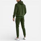 Herren Trainingsanzug mit Kapuzenjacke und Jogginghose