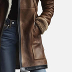 Damen Lammfellmantel mit Warmfutter