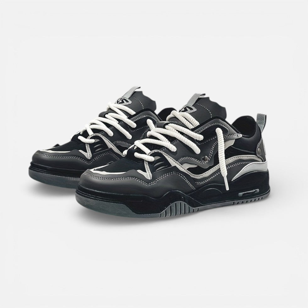 Herren Sneaker mit Schnürung und profilierter Sohle