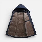 Herren Winterjacke mit Kapuze und warmem Innenfutter