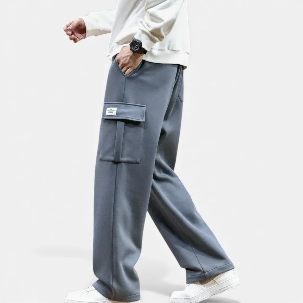 Herrenhose Freizeit Cargo mit weitem Bein