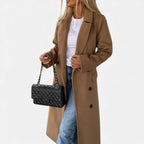 Damen Trenchcoat mit Bindegürtel