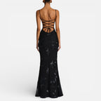 Floral Bodycon Corset Maxi Dress