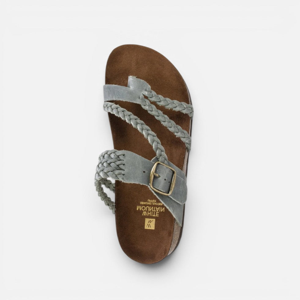 Orthopedic Sandalen Geflochten Verstellbarer Riemen Lederoptik