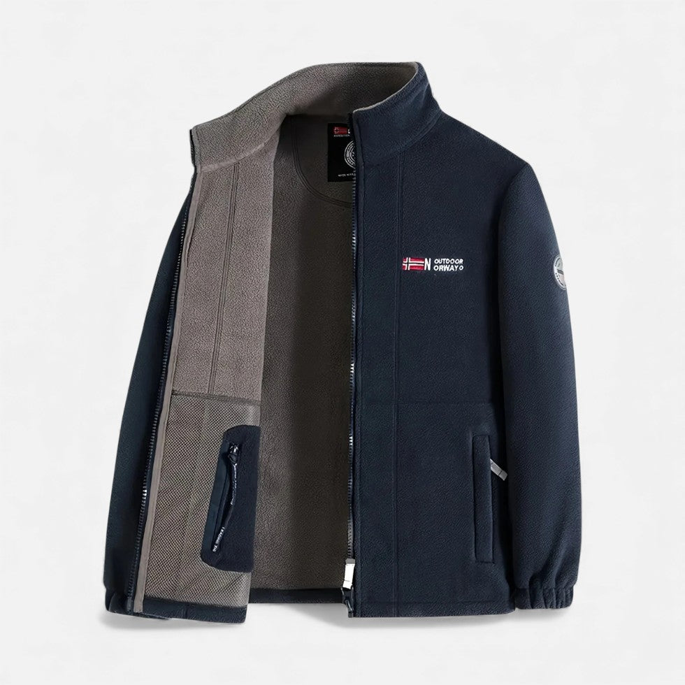 Fleecejacke Herren mit Weichem Innenfutter