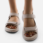 Orthopädische Sandalen Klettverschluss Offene Zehen