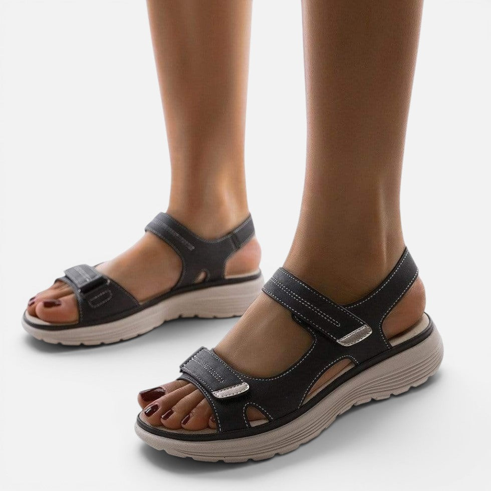 Orthopädische Sandalen Klettverschluss Offene Zehen