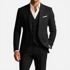 Herresæt med vest og slim fit-snit
