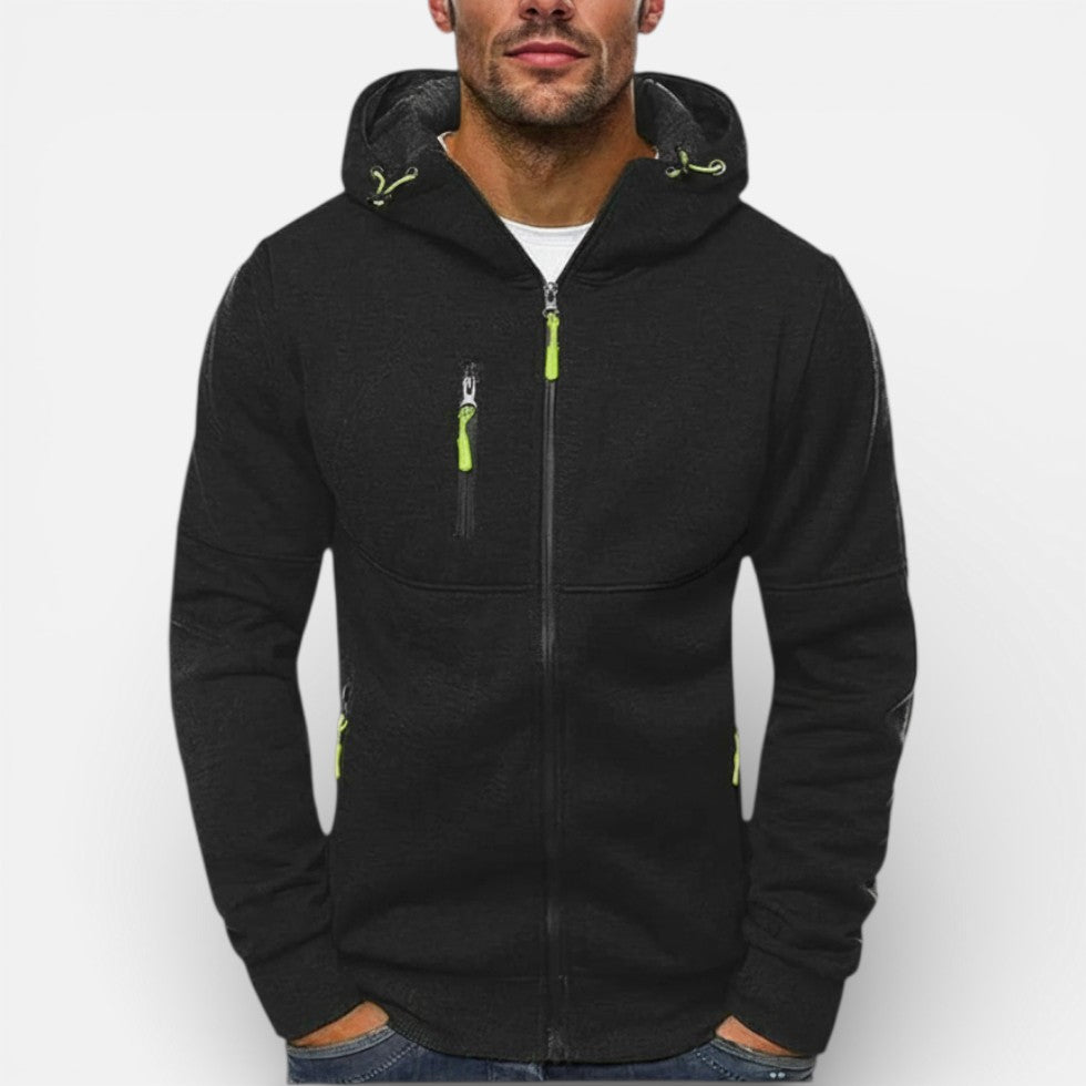 Herren Trainingsanzug mit Kapuzenjacke und Jogginghose