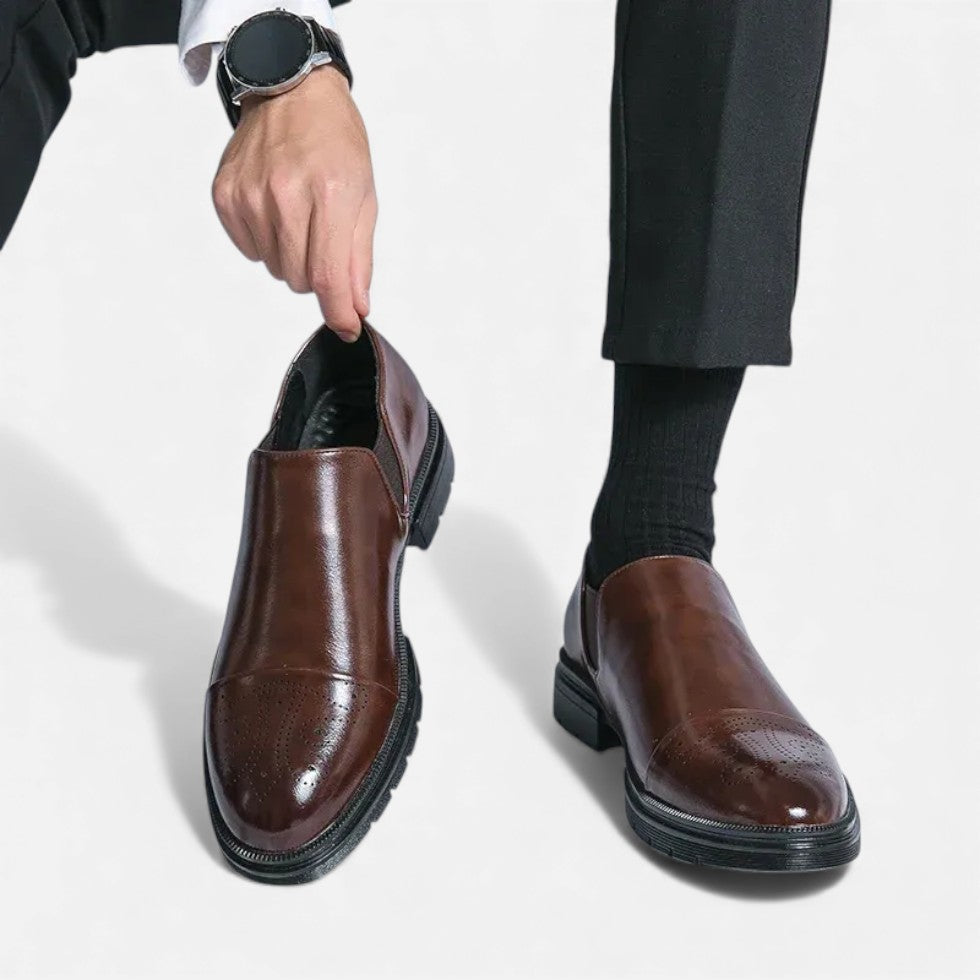 Elegante Slip On Lederschuhe für Herren