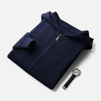 Herren Strick Hoodie mit Reißverschluss