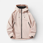 Herren Outdoorjacke mit Kapuze und Reißverschluss