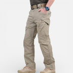 Herren Cargo Hose mit Taschen und geradem Schnitt