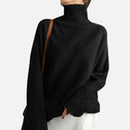 Weicher Damen Rollkragenpullover mit Strukturstrick