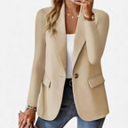 Damen Blazer mit klassischer Einreiher Passform