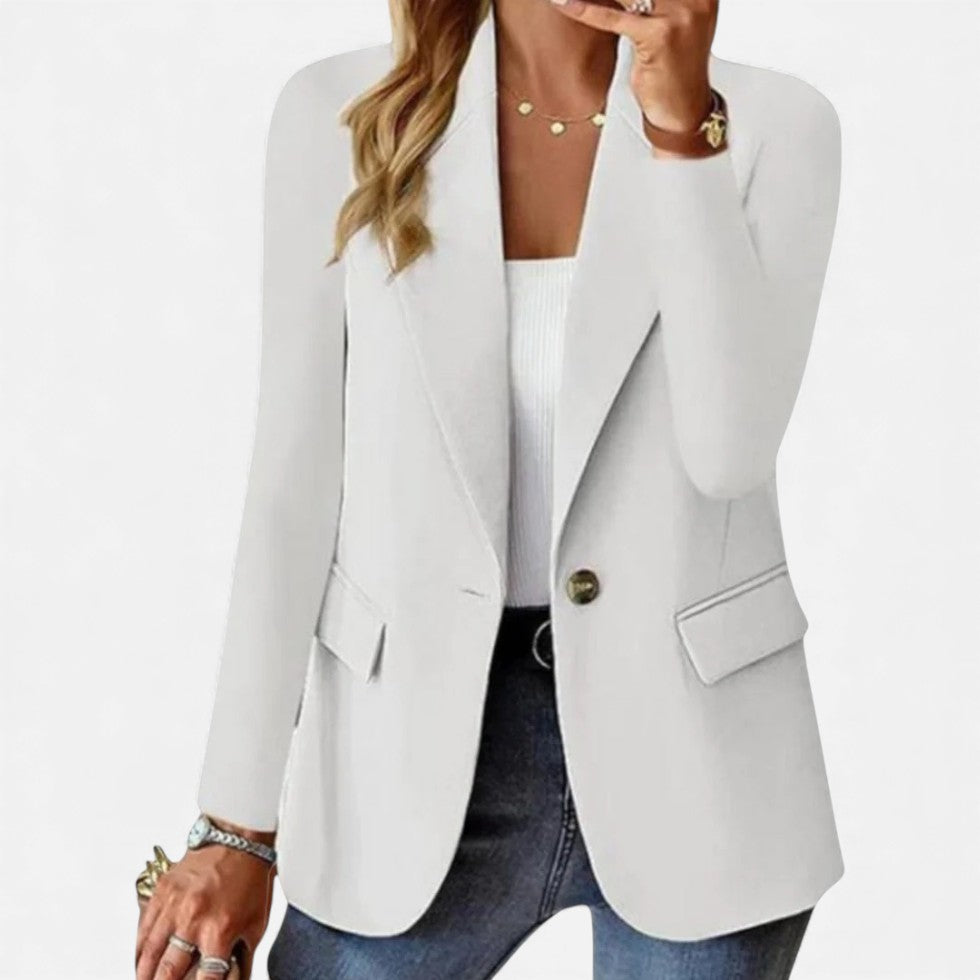 Damen Blazer mit klassischer Einreiher Passform