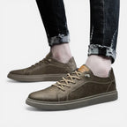 Herren Sneaker mit Schnürung und strukturierter Oberfläche