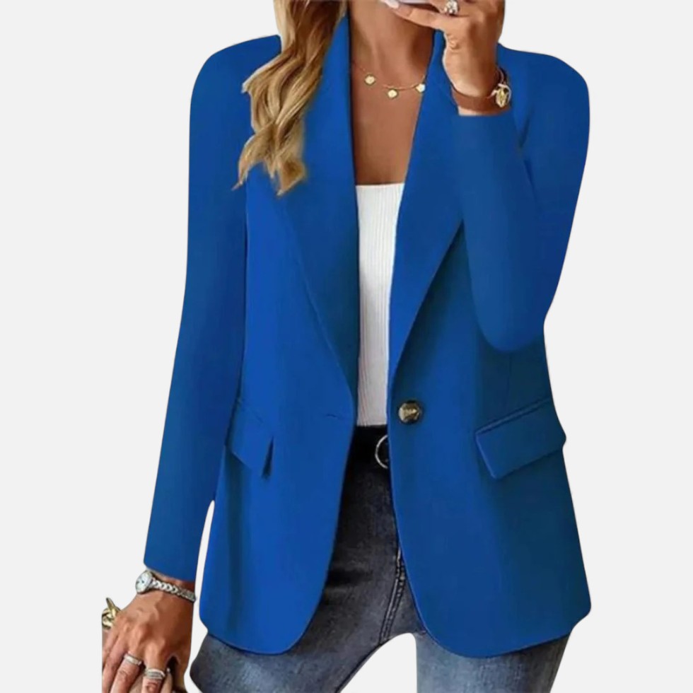 Damen Blazer mit klassischer Einreiher Passform