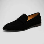 Penny Suede Old Money Loafer til mænd afslappet stil