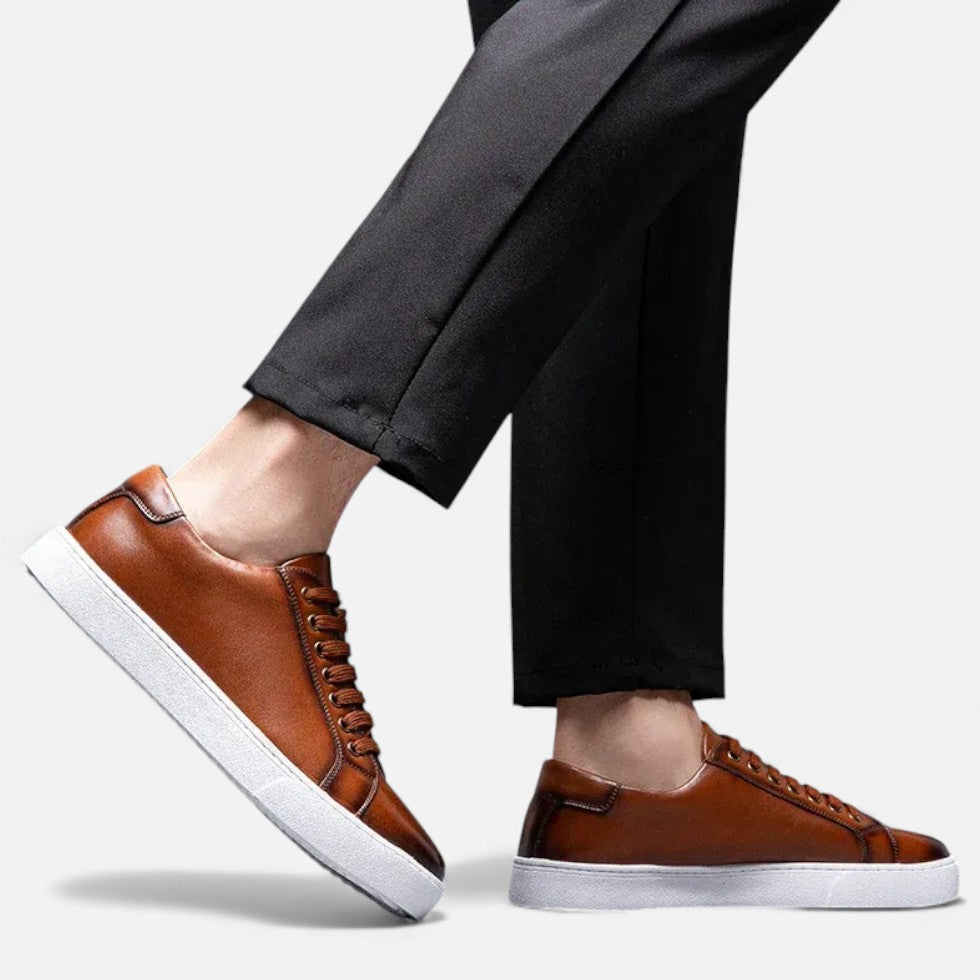 Herren Ledersneaker