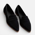 Orthopedic Women's Loafers with Leopard Print and Pointed Shape