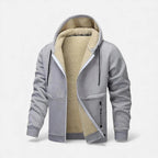 Fleecegefütterte Kapuzenjacke Herren