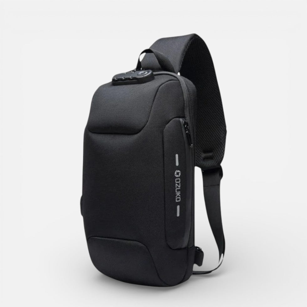 Kompakte Umhängetasche mit Einzelfach und Schultergurt