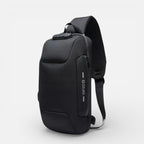 Kompakte Umhängetasche mit Einzelfach und Schultergurt