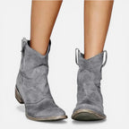 Damen Western Stiefeletten mit Blockabsatz