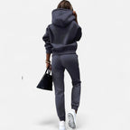 Zweiteiliger Jogginganzug mit Kapuzenpullover für Damen