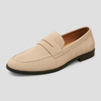 Penny Suede Old Money Loafer til mænd afslappet stil