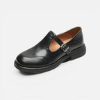 Orthopädische Mary Jane Schuhe mit Riemen und Lochmuster