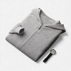 Herren Strick Hoodie mit Reißverschluss