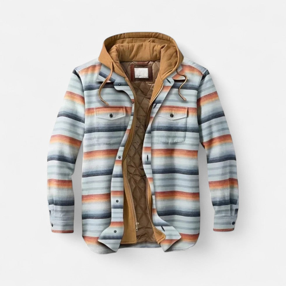 Herren Kariertes Flanellhemd mit Futter