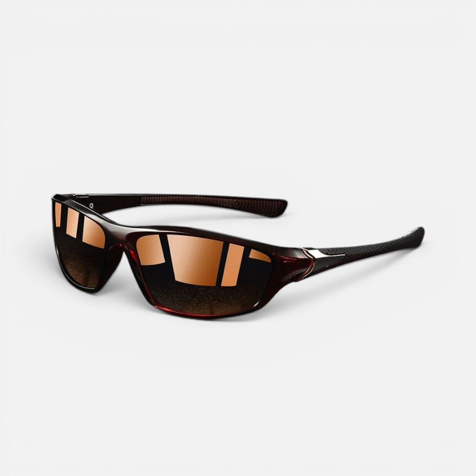 Sonnenbrille Sportlich Kunststoff Rechteckig Vollrand