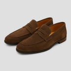 Penny Suede Old Money Loafer til mænd afslappet stil
